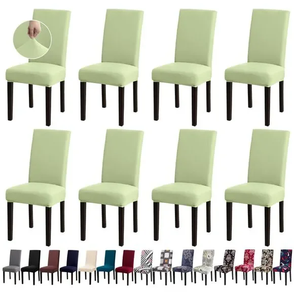 Stretch Dining Chair Covers, Set of 8