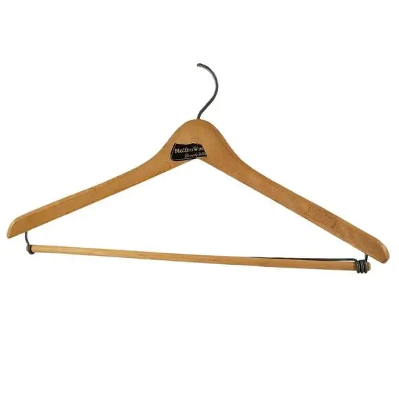Heritage Mens Closet Malibu Imperial Wooden Hanger Texas Made Relic Cottagecore‎
