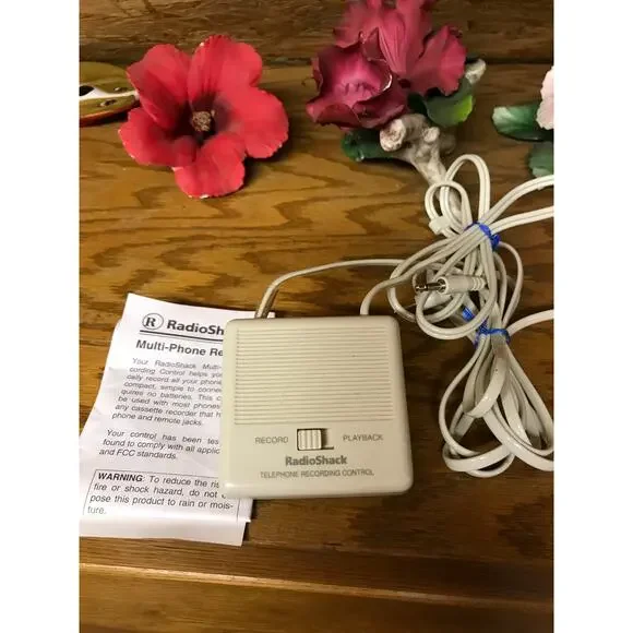 Vintage Phone Recording Control Radio Shack 43-1236‎