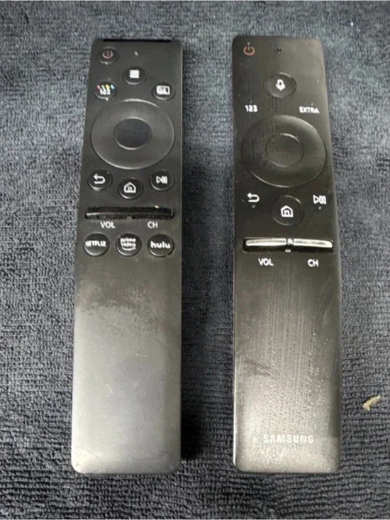 Samsung Black Slim TV Remote Duo with Streaming Shortcuts