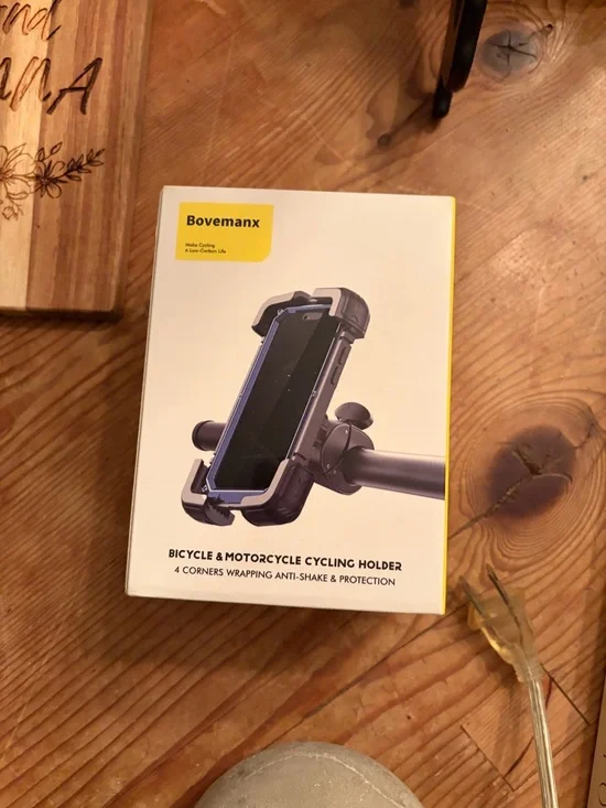NWT In Box - Anti Shake Bicycle & Motorcycle Phone Mount Holder