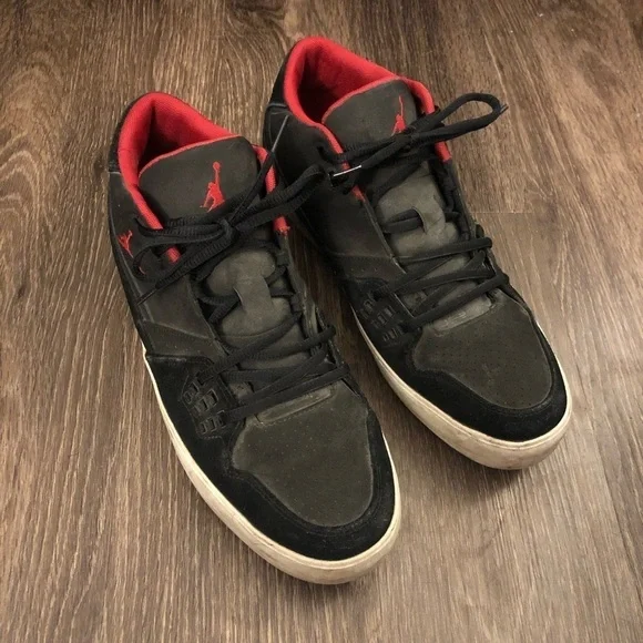 Jordan Flight 23 Classic Black & Red Sneakers