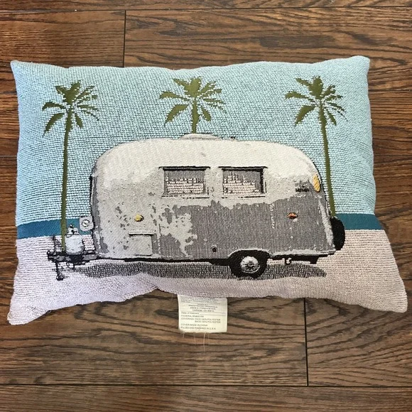 Camper RV Throw Pillow Decorative 18