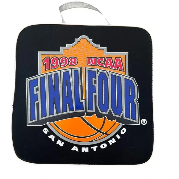 Vintage Final Four Seat Cushion 1998 San Antonio TX Alamo Utah Kentucky UNC