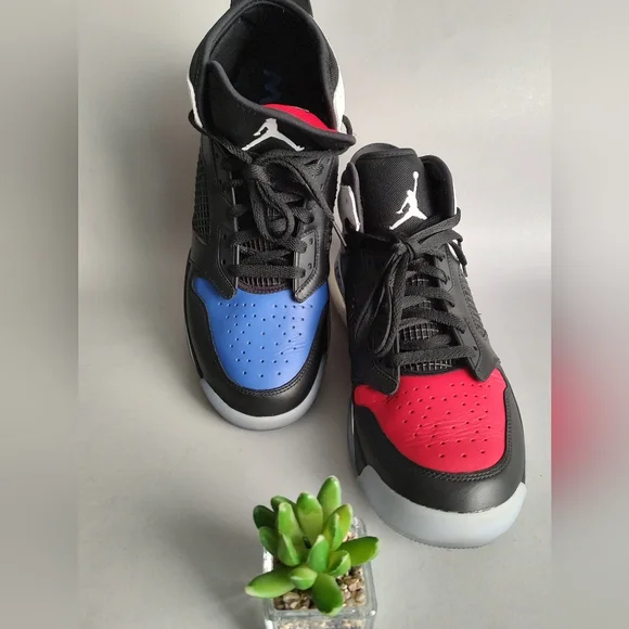 Jordan Mars 270 Top 3 Size 12 Rubber Black Red Blue White Sneakers Basketball