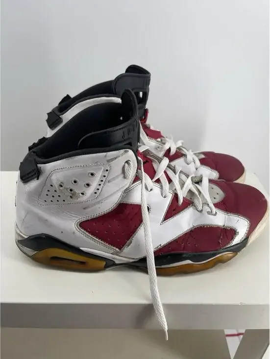 Air Jordan 6 “Carmine” 2014 Size 12 Worn out Read*