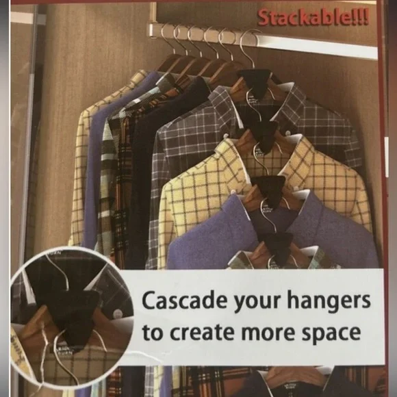 🆕 Premium Hanger Hooks Triple Closet Space