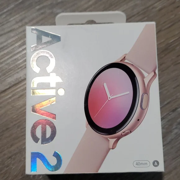 Samsung Galaxy Active 2 watch in rose. 40mm