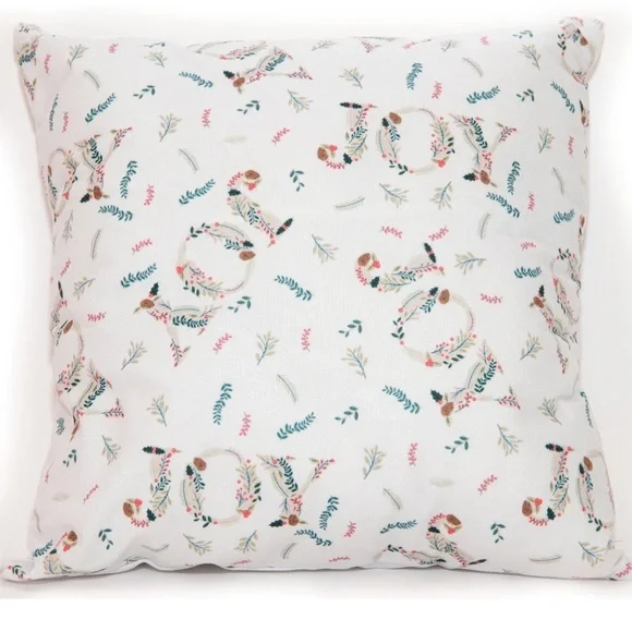 Holiday Joy Decorative Pillow (Macy’s) NIB 18