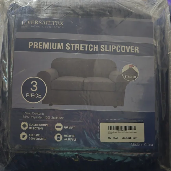 NEW in Package H.Versailtex Premium Stretch Sofa Cover - LOVESEAT
