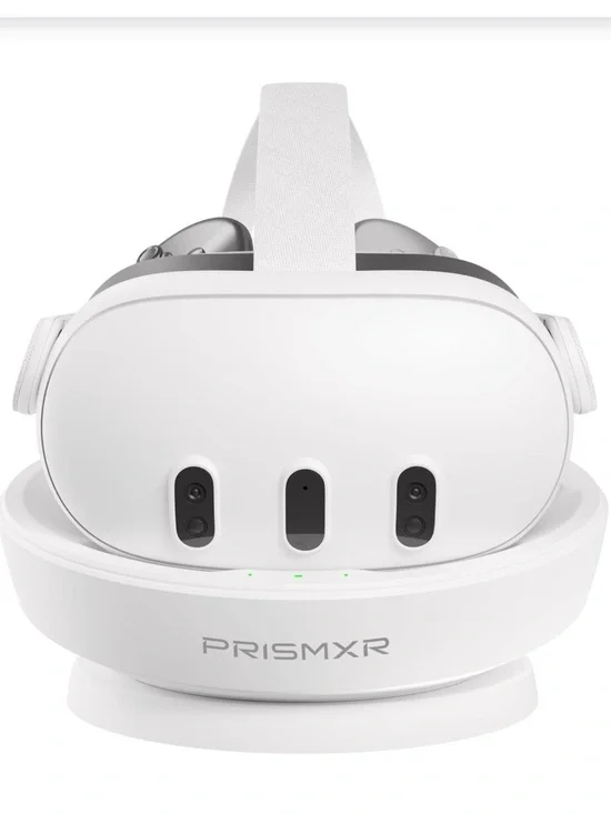 PrismXR Carina D1 MAGNETIC CHARGING DOCK for META QUEST 3 (Drop-and-Charge)