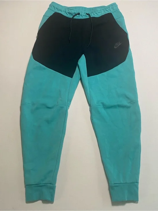 Nike Tech Fleece Joggers Mens S Slim Fit Color Block Taper Leg Sweatpants