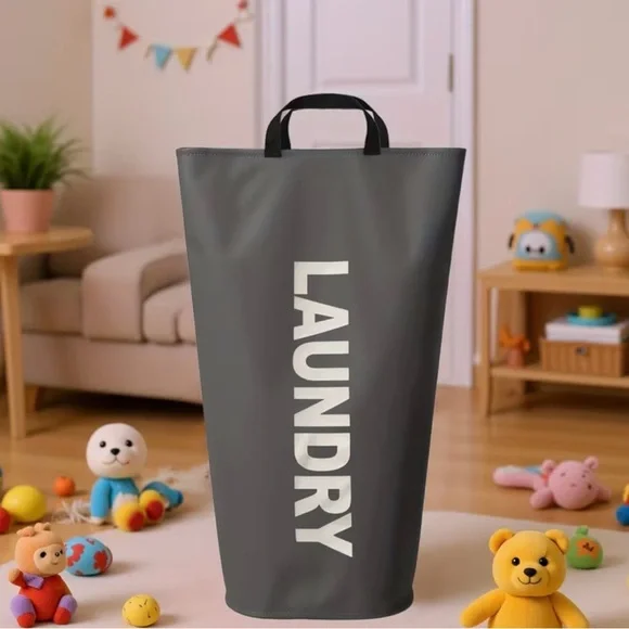 Laundry Hamper Tote Bag - Gray