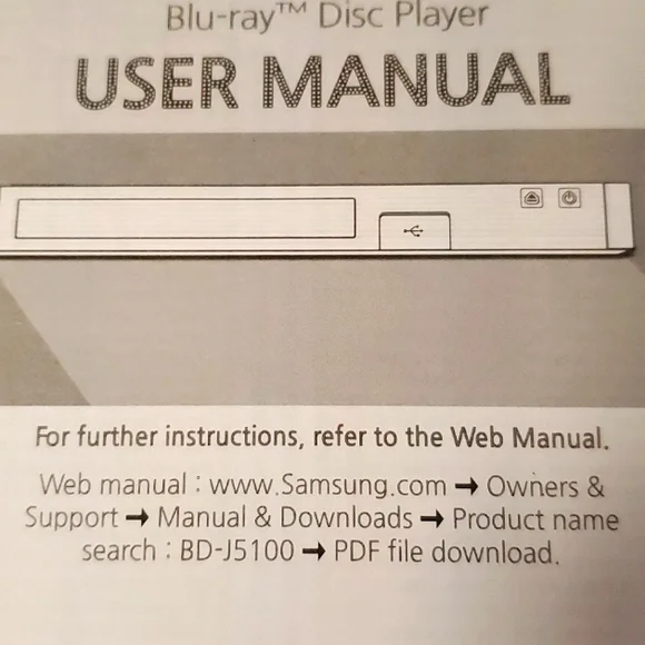 Samsung Blu-ray DVD player