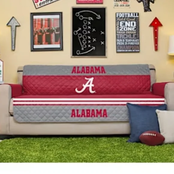 NWT Alabama Crimson Tide Sofa Cover 75x110