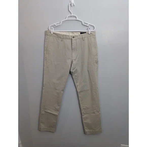 C5 Polo Ralph Lauren Classic Fit Straight Leg Chino ‎ Khakis Mens 35x32 Beige