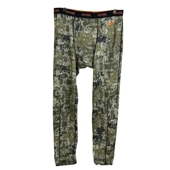 Plythal Camo Base 2.0 Bottom Mens 2XL Green Digital Forest Hunt Outdoors Pants