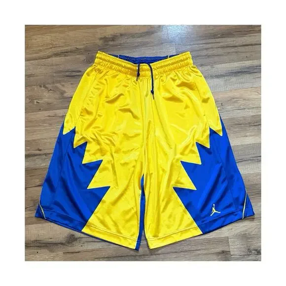 Y2K Air Jordan Laney Silky Dazzle Shiny Baketball Shorts