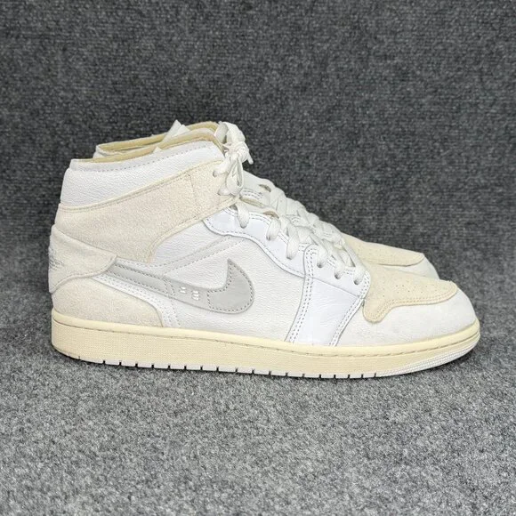 Jordan 1 Mid SE Craft Shoes Mens Size 11.5 Tech Grey Athletic Basketball Sneaker