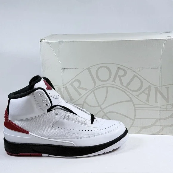 Nike Size 6.5 Mens Air Jordan 2 Retro OG Chicago (2022) DX2454-106 White