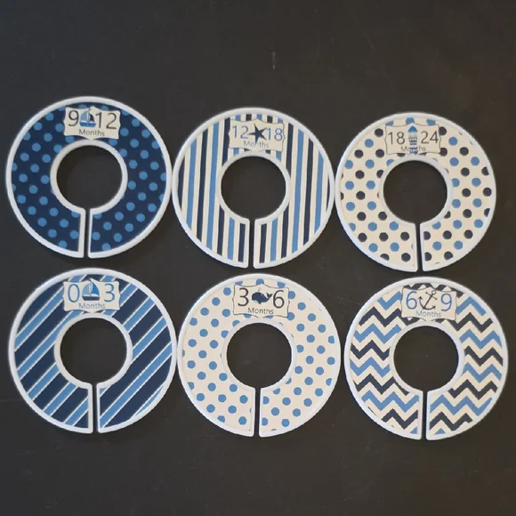 Set Of Baby Boy Closet Organizers