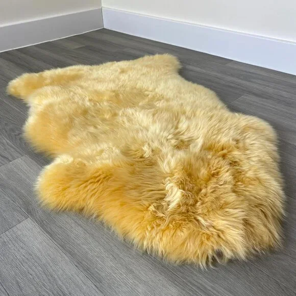 New Premium Genuine Sheepskin Rug Real Australia Sheepskin Natural Lambskin