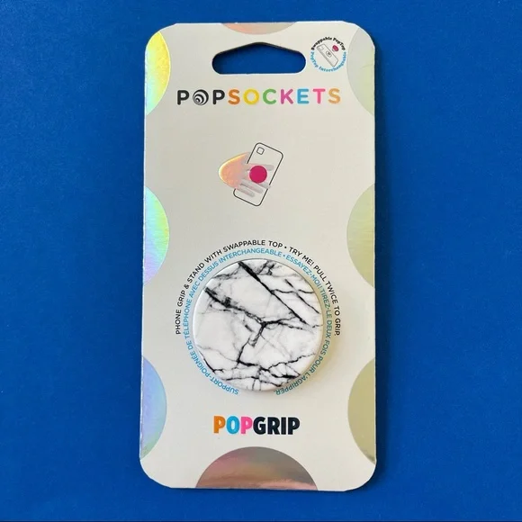Popsocket - Dove White Marble