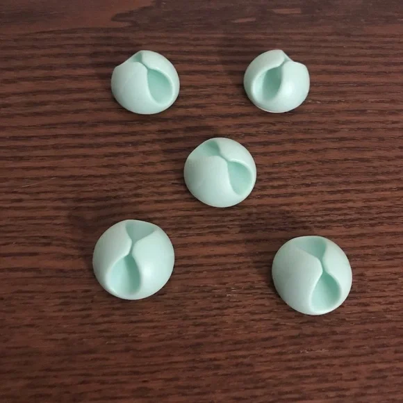 Cable cord adhesive holders 5 pieces