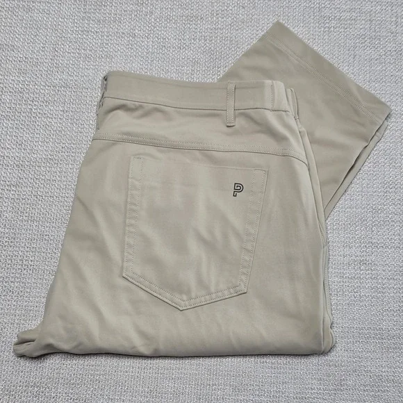 Public Rec Pants Mens 38x28 Beige Dealmaker Workday 5 Pocket Performance Stretch
