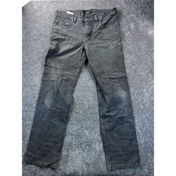 Gardeur Mens Authentic Style Black Pants Size 50 Measures‎ 32x31
