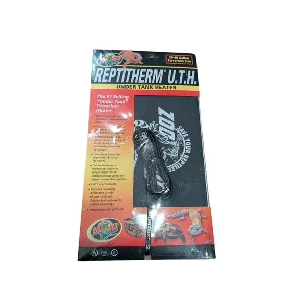 Zoo Med ReptiTherm UTH - Under Tank Heater 30-40 Gallon New!