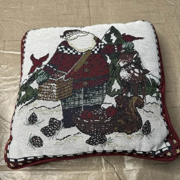 Santa Christmas Throw Pillow 11