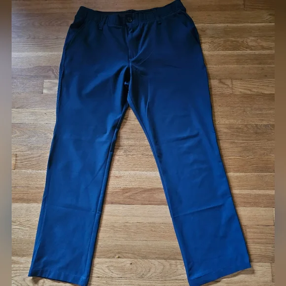 Under Armour Blue Athletic Golf Casual Pants Mens 32