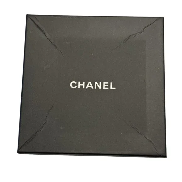 Chanel Black Spellout Logo Gift Box Storage Box