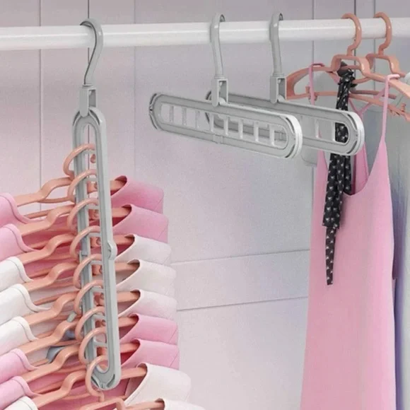 1pc Multifunction Clothes Hanger Storage Rack
