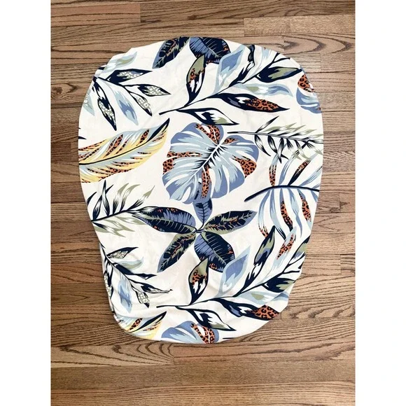 Sofa Cushion Cover Back Cushion‎ Cover Floral Leaf Print M Polyester Spandex
