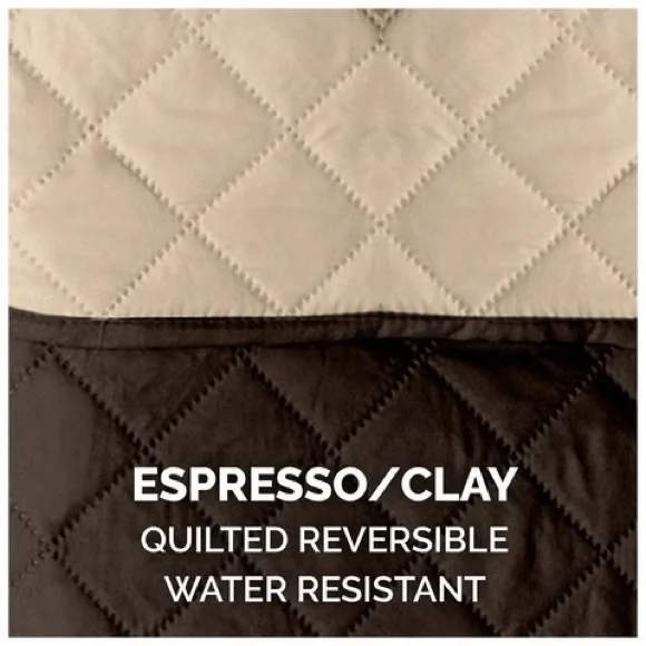 FurHaven Quilted and Reversible Furniture Protector for Sofa
