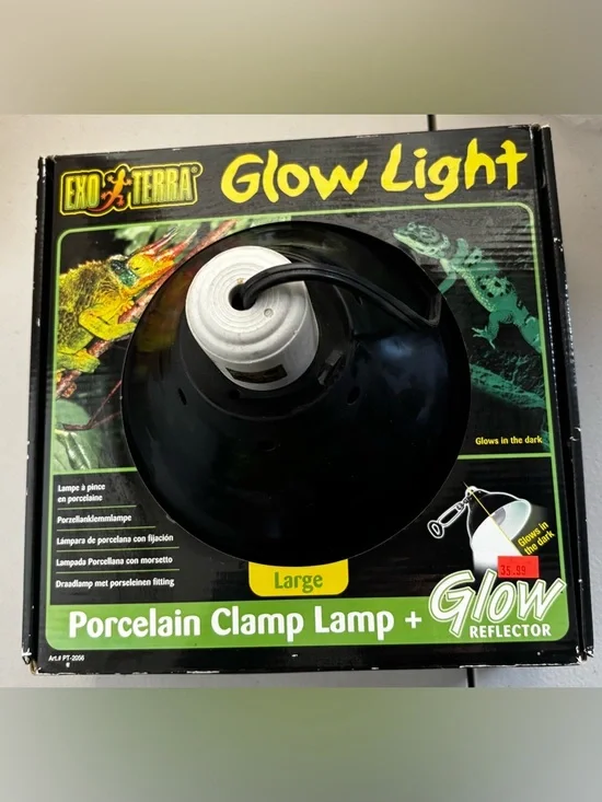 Exo Terra Large Reptile Porcelain Large Glow Reflector Clamp Lamp
