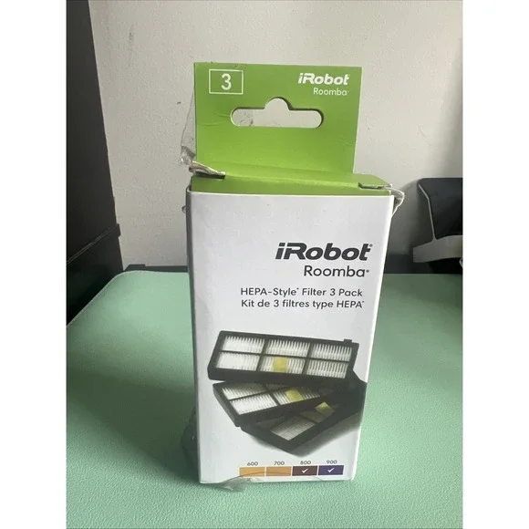 iRobot Roomba HEPA Replacement Filters for 800 and 900 Series 3 pack