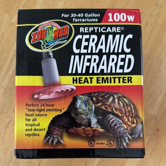 ReptiCare Ceramic Infrared Heat Emitter - Red