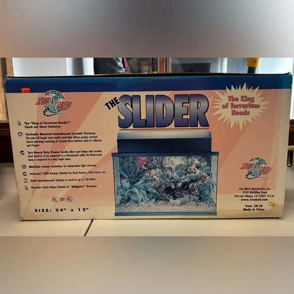 Zoo Med ‘The Slider’ Terrarium Hood