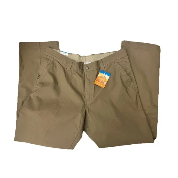 Columbia Sportswear Omni-Shade Pants 38‎ W x 32 L Regular Casual Men Clothing