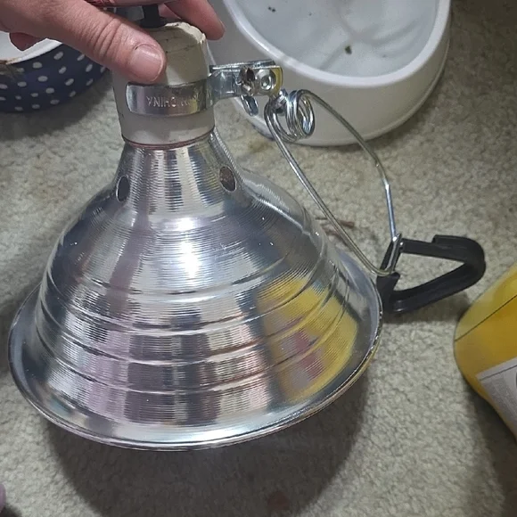 Silver Reflector Clamp Light