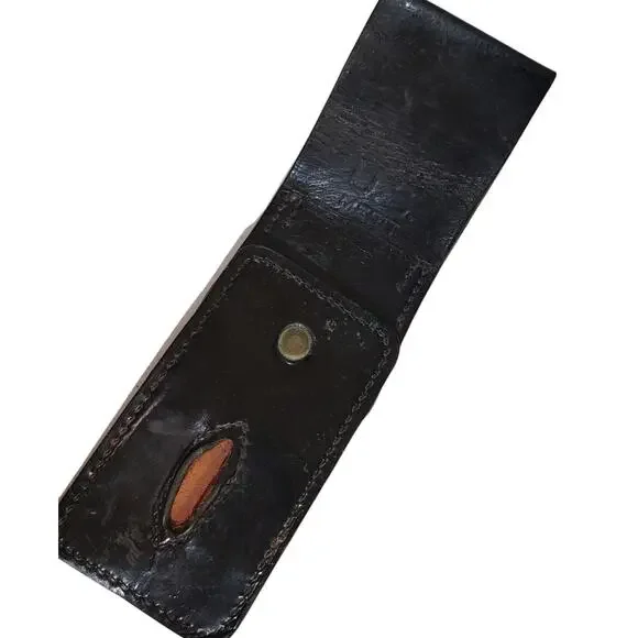 Vintage 1958 Merit Leather MP Baton/Nightstick Holster – Black, Non-Functional