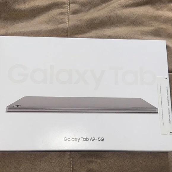 Samsung Galaxy Tab A9+ 5G Silver Tablet - Slim Design