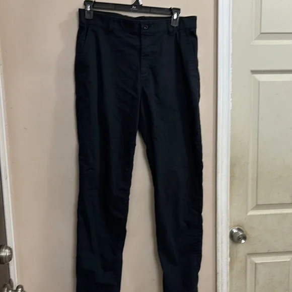 Nike Black Chinos Straight Leg Cotton Blend