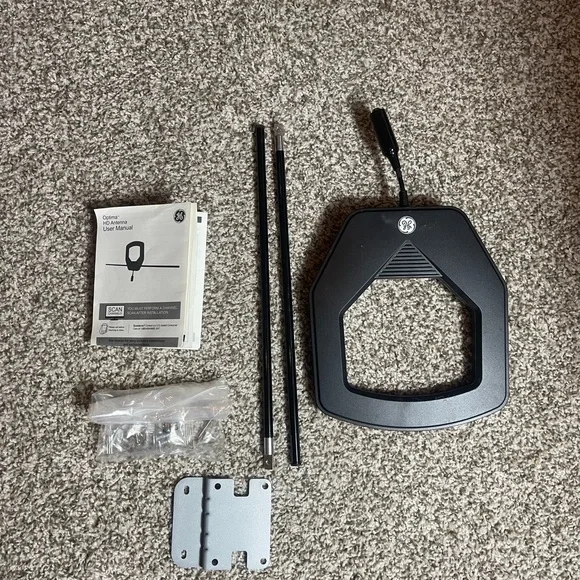 GE UltraPro Optima Outdoor HD Antenna, 40 Mile Range, 4K/8K Ultra HD, NEXTGEN TV