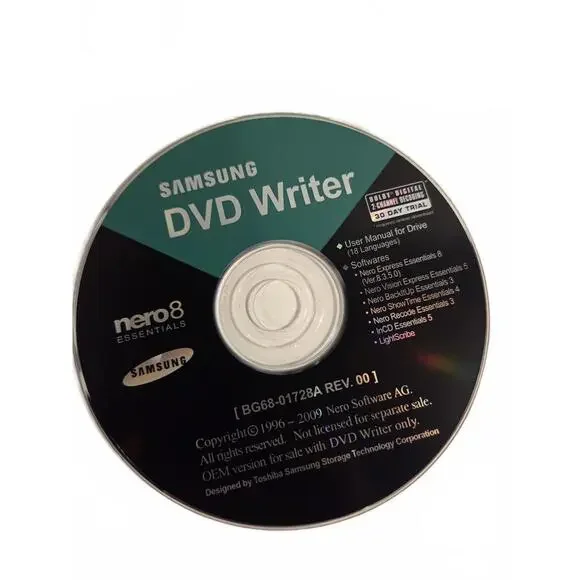Samsung DVD Writer Nero 8 CD | 2009