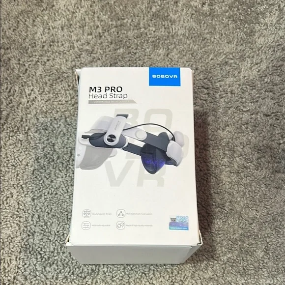 Oculus M3 PRO VR Head Strap - White and Blue