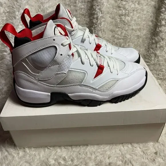 New in Box Jordan Jumpman Two Trey White University Red SZ 11 DO 1925 160